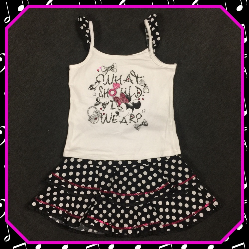 NWOT Two Pc. Minnie Outfit sz. 2t